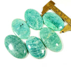 Hot Sales Amazonite Palm Flashy Amazonite Puff Palm CrystalHola Polished Crystal Decor