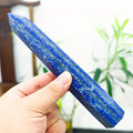 Natural Blue Lace Stone Tower Crystal Obelisk Soft Blue Banding Agate Calm Home Decor Gift