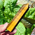 Hot Yellow Tiger Eye Tower Crystal Obelisk Natural Golden Eye Stone Success Home Decor Gift
