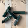 MT Brand Natural Moss Agate Tower Handicrafts Stones Fashion Trend