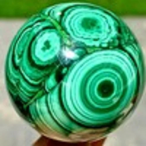 Malachite Sphere Stone Natural Malachite Crystal Ball Stone Grade Quality