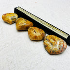 Natural Beautiful Crystal Stone Crazy Lace Agate Hearts for Gifts