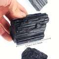 Natural Black Tourmaline Raw Stone Style Crystal for Craft