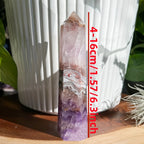Natural Crystal Amethyst Agate Tower Quartz Obelisk Stone Unique for Teacher's Day