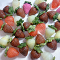Natural Crystal Craft Carving Multi Material Crystal Strawberry Shape Carving Fruit Craft As Gifts