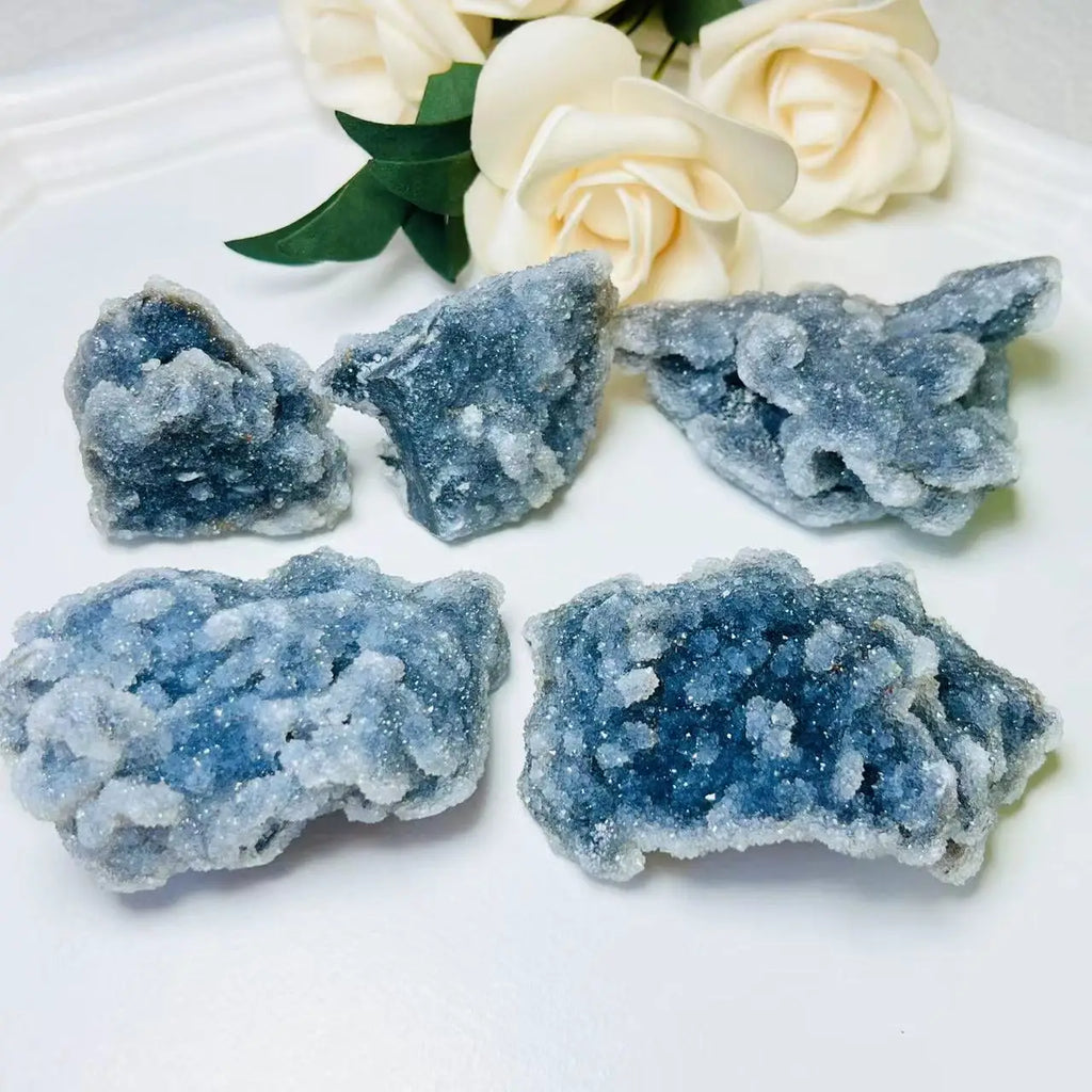 Natural Crystal Druzy Cluster Rough Sphalerite Mineral Specimen for Collection Decoration Stone