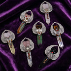 Natural Crystal Magic Angel Wing Wand Tower Point Wedding Crystal Crafts for Decor