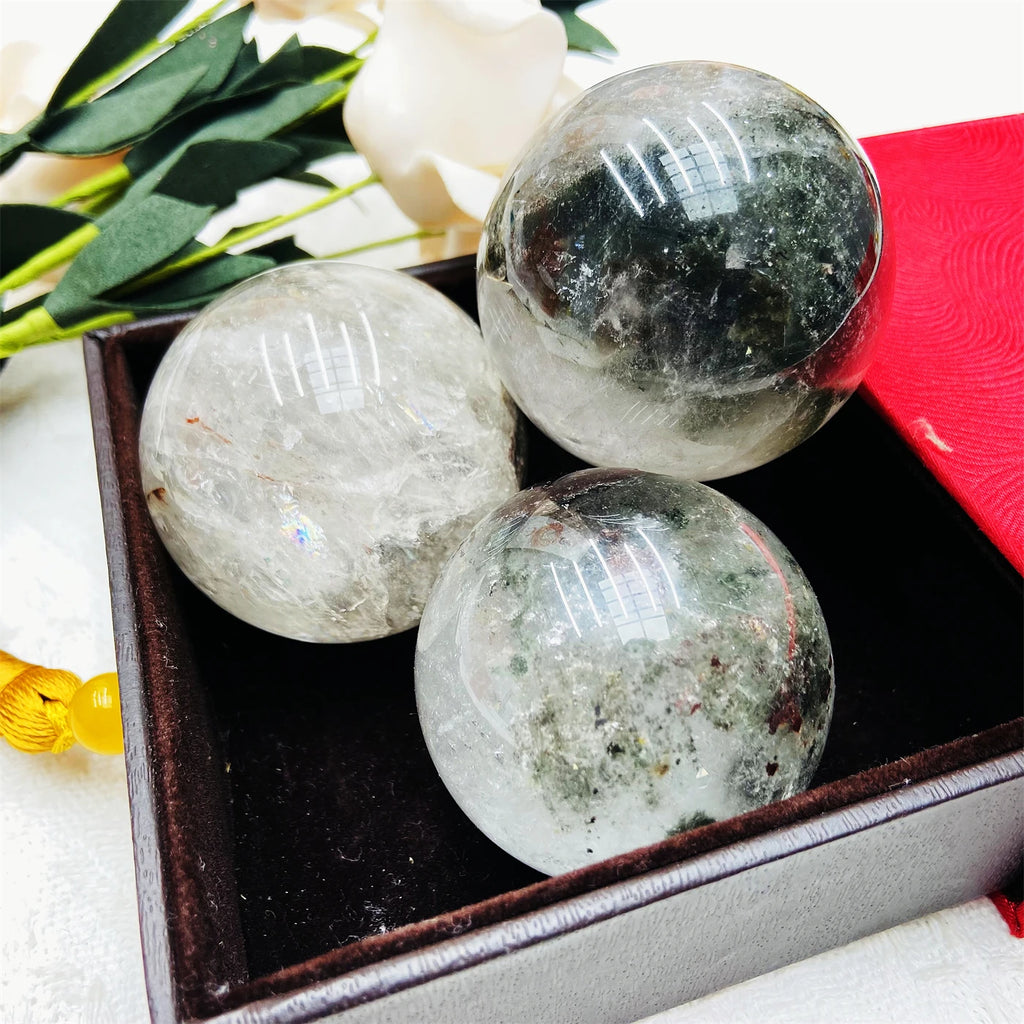 Natural Crystals Ball Garden Quartz Sphere for Home Decor