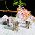 Natural Stone Cake Tower Crystal Tower