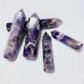 Natural Dream Amethyst Quartz Crystal Point Purple Crystal Tower