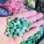 Natural Green Aventurine Chips Decoration Gemstone Chips Crystal Decor