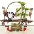 Natural Hand Made Crystal Heart Tree Crystal Chip Tree for Decoration