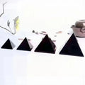 Natural Gemstone Stones Hand Carved Black Obsidian Crystal Pyramid