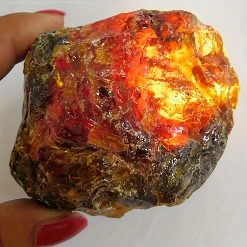 Natural Amber Raw Stone Crystal Crafts Stone for Gifts and Decor