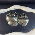 Natural Crystal Stone Pyrite Heart Stone