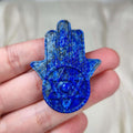 Lapis Lazuli Hamsa Hand Figurine - 1 piece