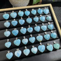 Larimar Heart Pendant - 1 piece