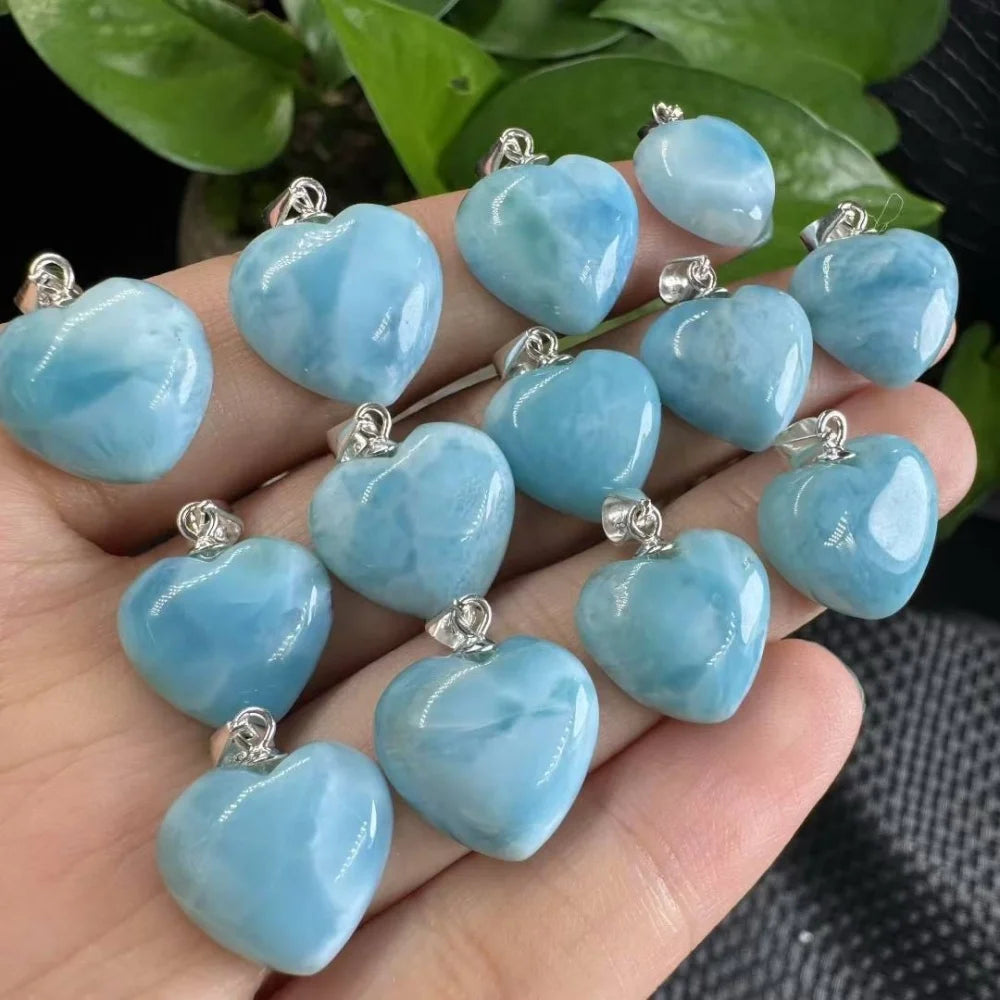 Larimar Heart Pendant