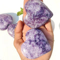 Natural Mica Heart Palm Stone Polished Mica Crystal Heart for Handheld