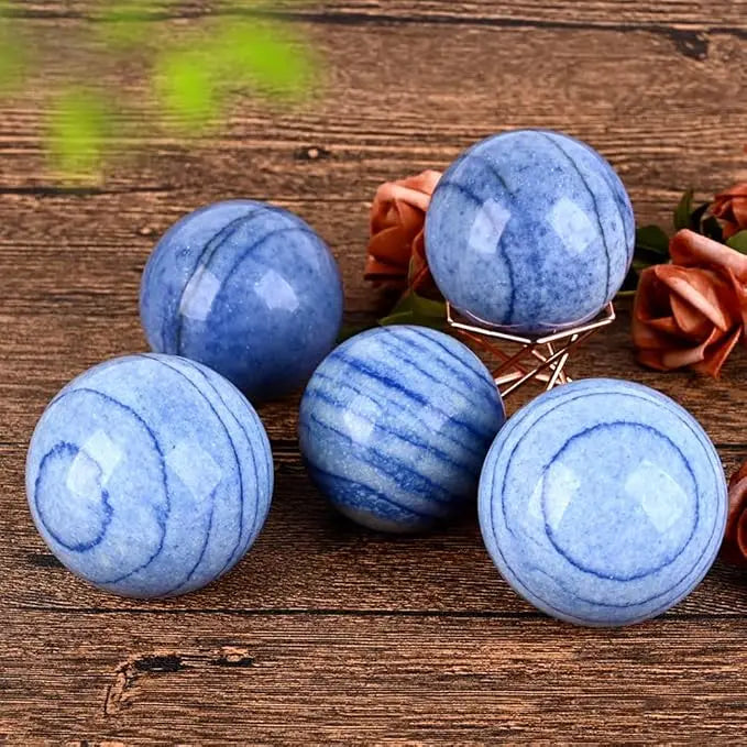 Blue Aventurine Sphere Lot