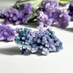 Natural Purple Grape Agate Crystal Raw Rough Stone for Decorative Purpose
