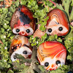 Sardonyx Hedgehog Crystal Carving — Sardonyx