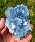 Natural Sky Blue Celestite Crystal Cluster Raw Mineral Specimen Crystal Stone Home Decor Gift