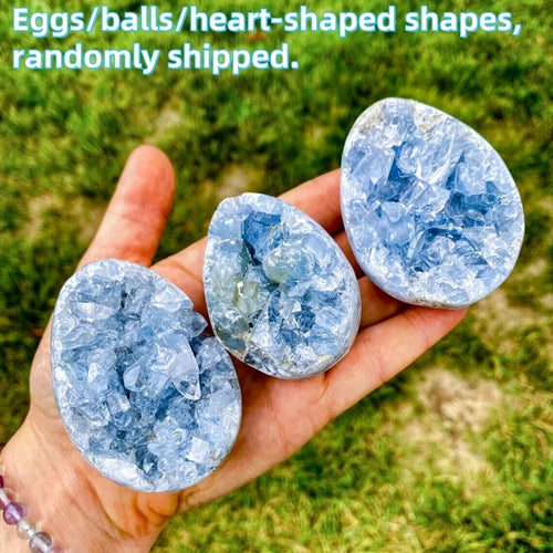 Blue Celestite Geode Cluster - 1 kg Lot