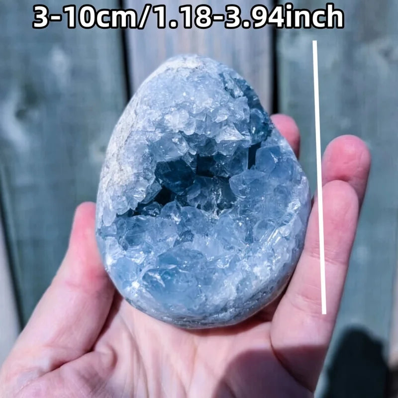 Blue Celestite Geode Cluster - 1 kg Lot
