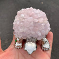 Natural Tortoise Natural Amethyst Turtle Silver Handcrafted Gemstone Purple Unique Gift Crystal Decor