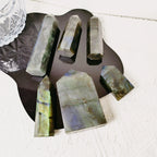 Nature Crystals Stones Labradorite Point Obelisk Tower for Decorations