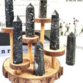 Black Crazy Lace Agate Tower - 1 piece