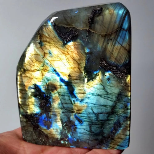 Blue Flash Labradorite Freeform Stone