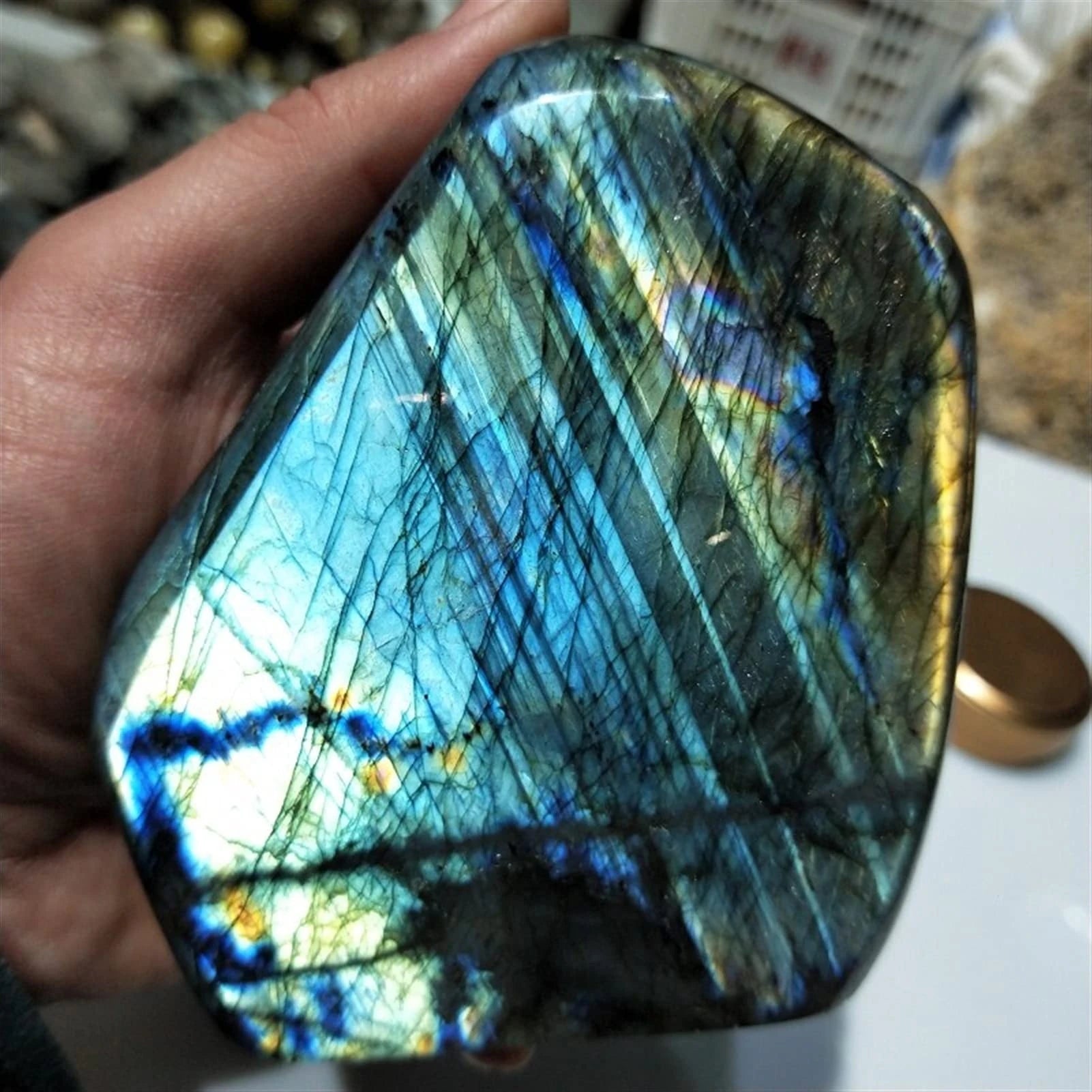Blue Flash Labradorite Freeform Stone - 1 piece