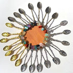 Price 12cm Amethyst Mini Cluster Flower Crystal Tea Spoon Raw Stone Crystal Coffee Spoon