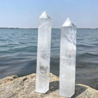 Clear Quartz Generator Tower Lot - 1 kg