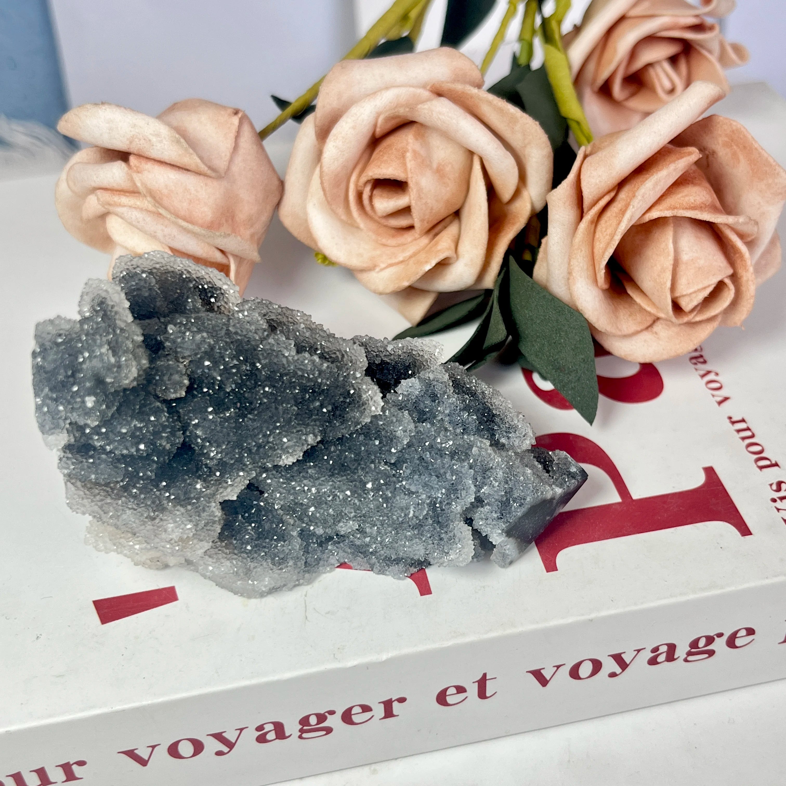 Mineral Gemstone Sphalerite Specimen Tower Natural Special Point for Decoration