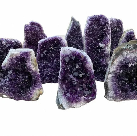 Uruguay Stone Amethyst Geode Crystal Quartz Cluster Home Decor Amethyst Block
