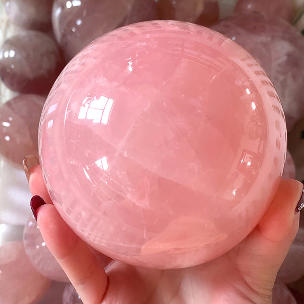 Rose Quartz Crystal Sphere 5.5-6 cm - product view