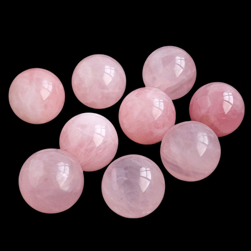 Rose Quartz Crystal Sphere 5.5-6 cm - assortment view