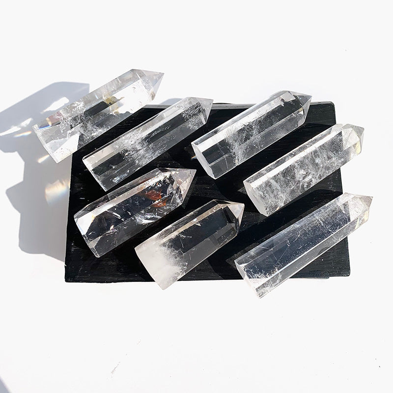 Natural clear quartz tower product view