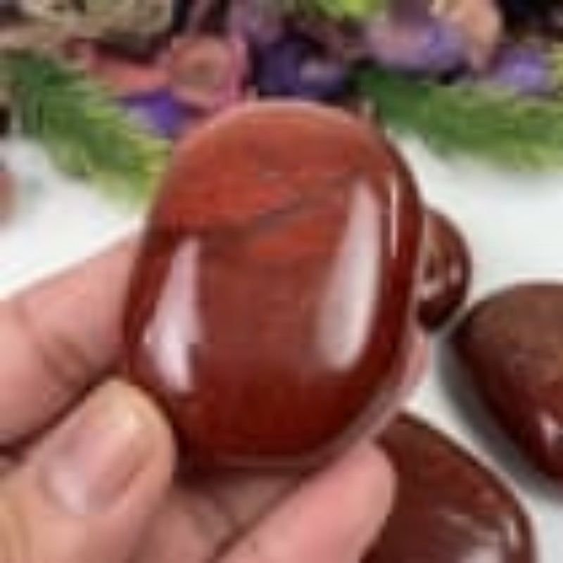 Red Jasper Palm Stone product view 2