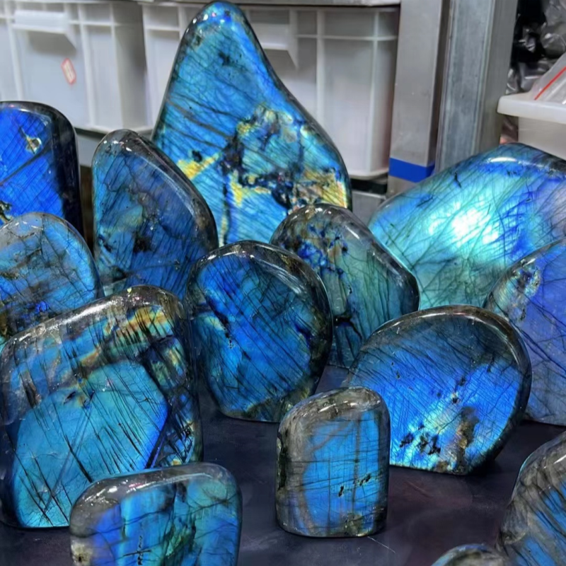 Natural Labradorite Freeform Decor for Home Decor product view 3